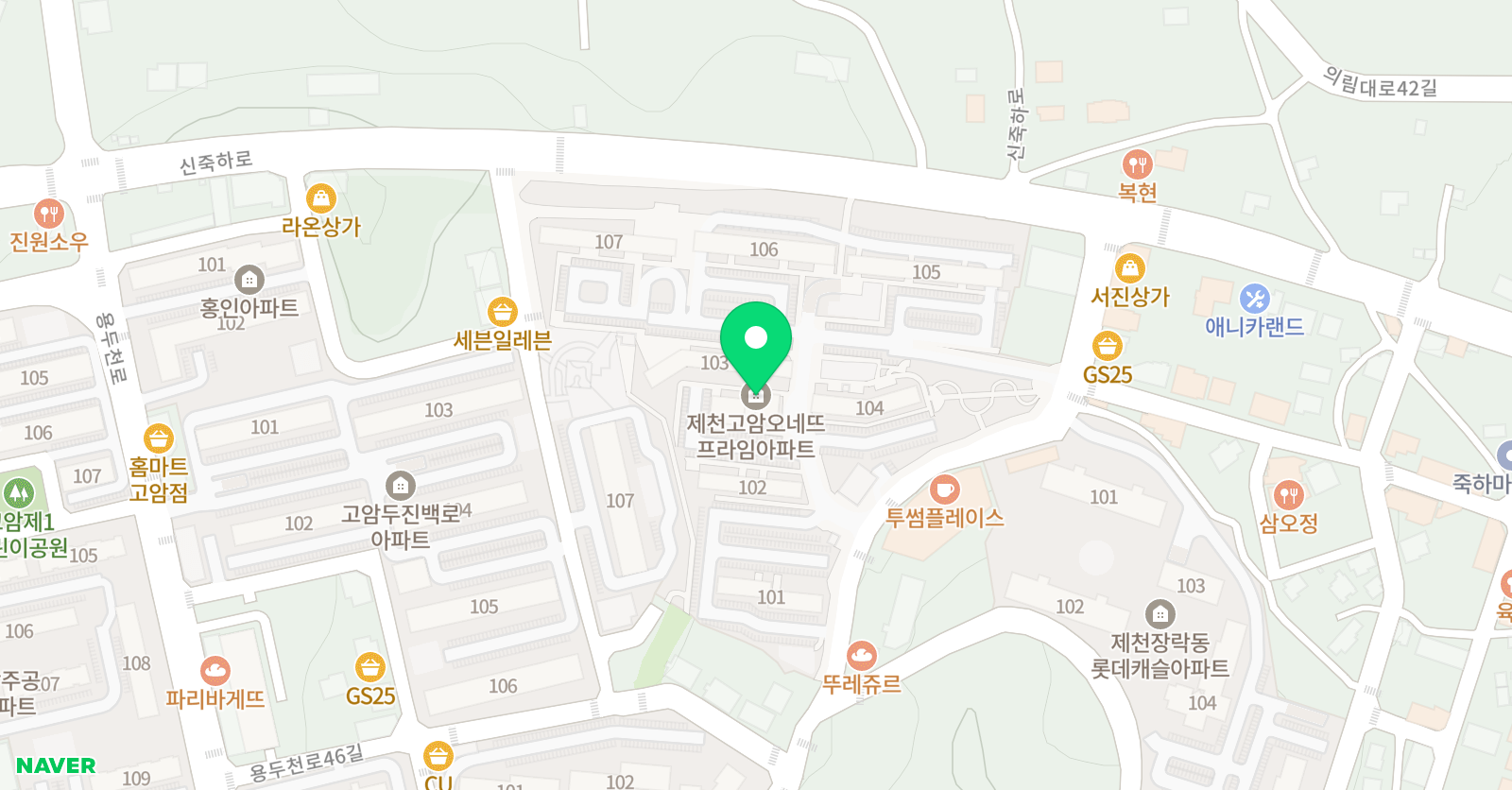 상무태권도장 위치