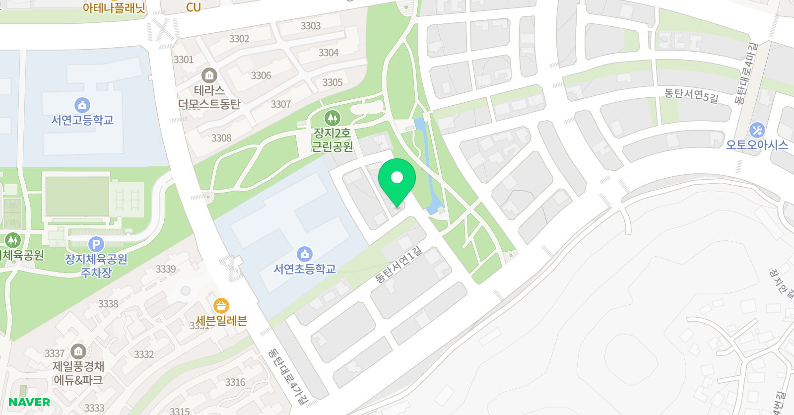 아소비 동탄장지공원아이파크점 위치