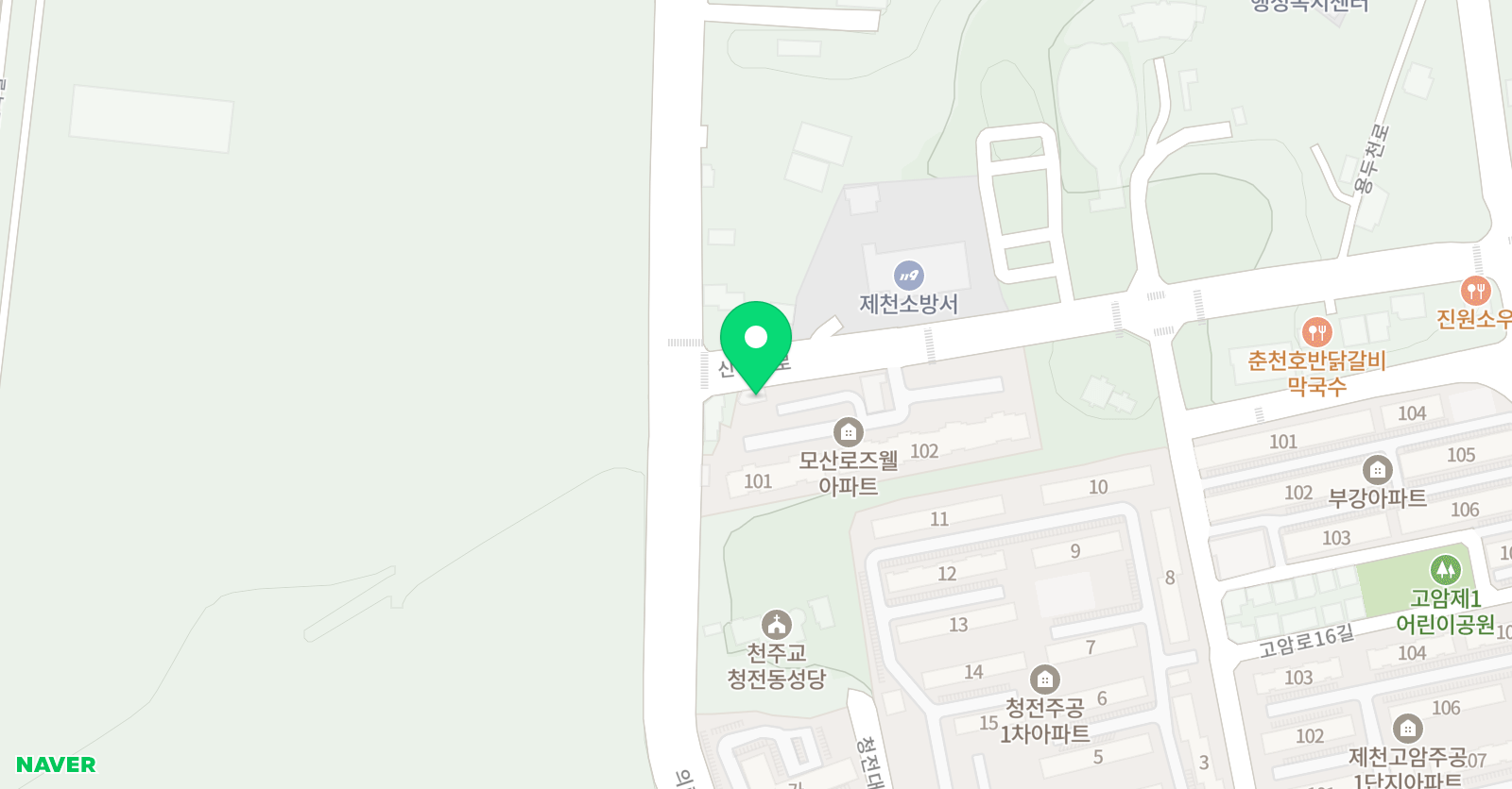 맘에든 피아노학원 위치