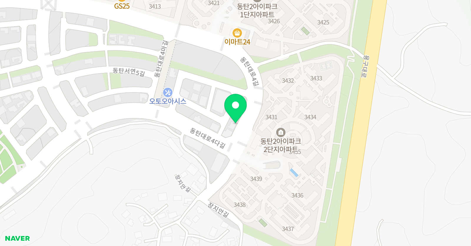 삼성영어셀레나 동탄아이파크 교습소 위치