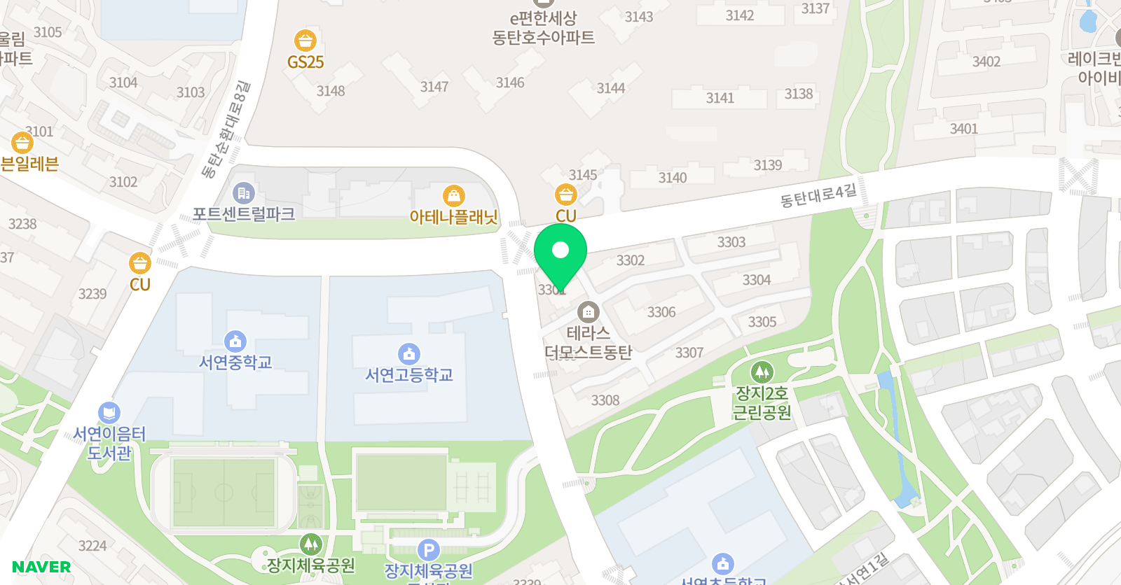 스마트해법영어 서연숲영어 위치