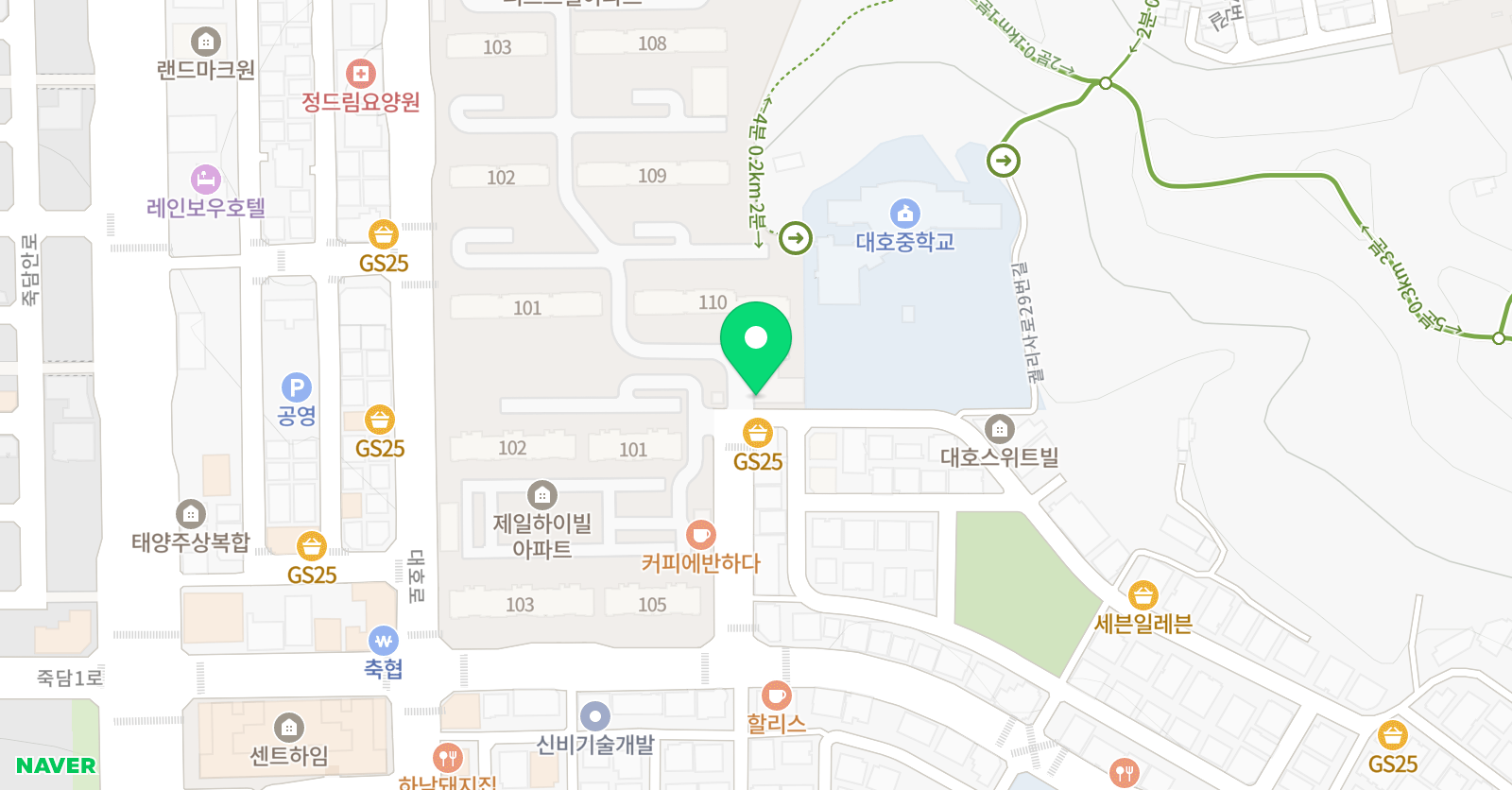 우남 음악학원 위치