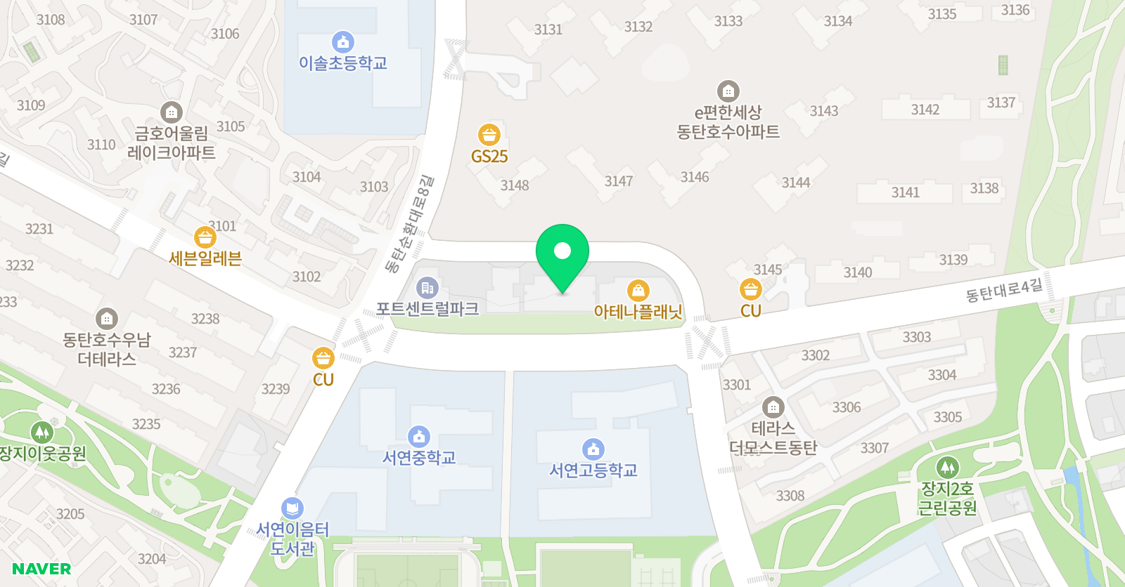 탑클래스 수학영어학원 위치