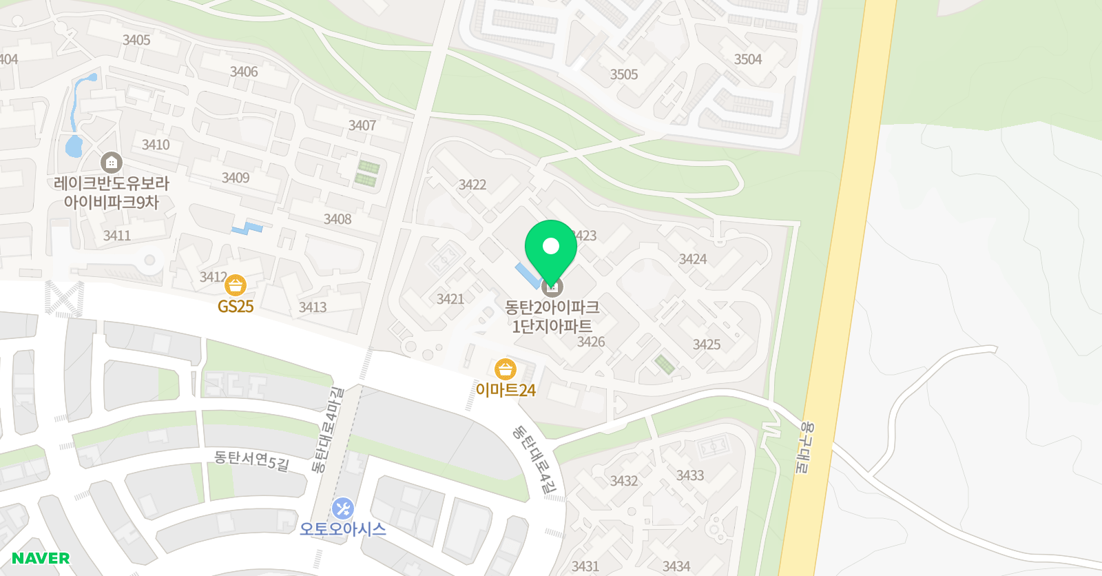 경희대국가대표형제 태권도 위치