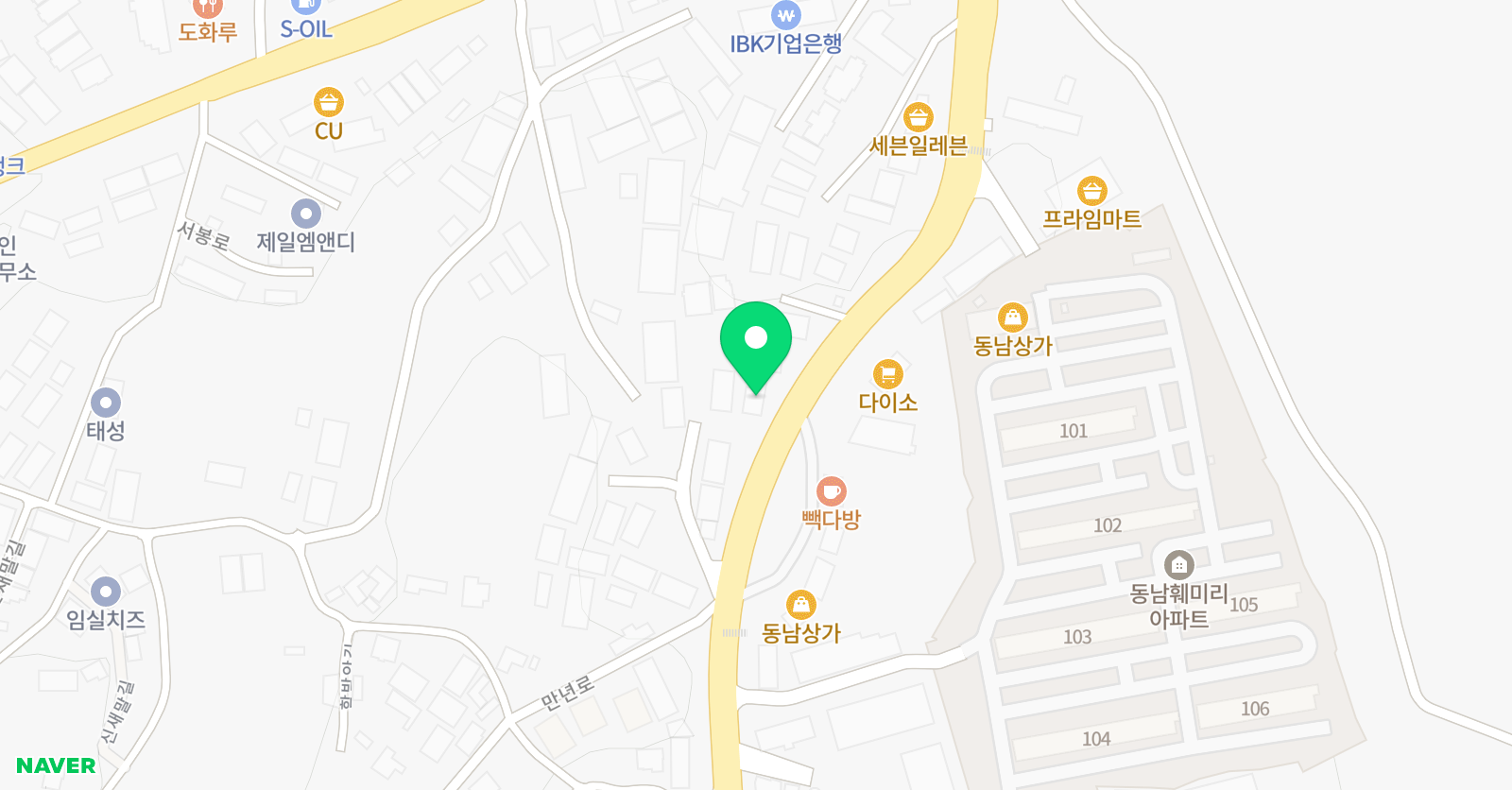 능통 학원 위치