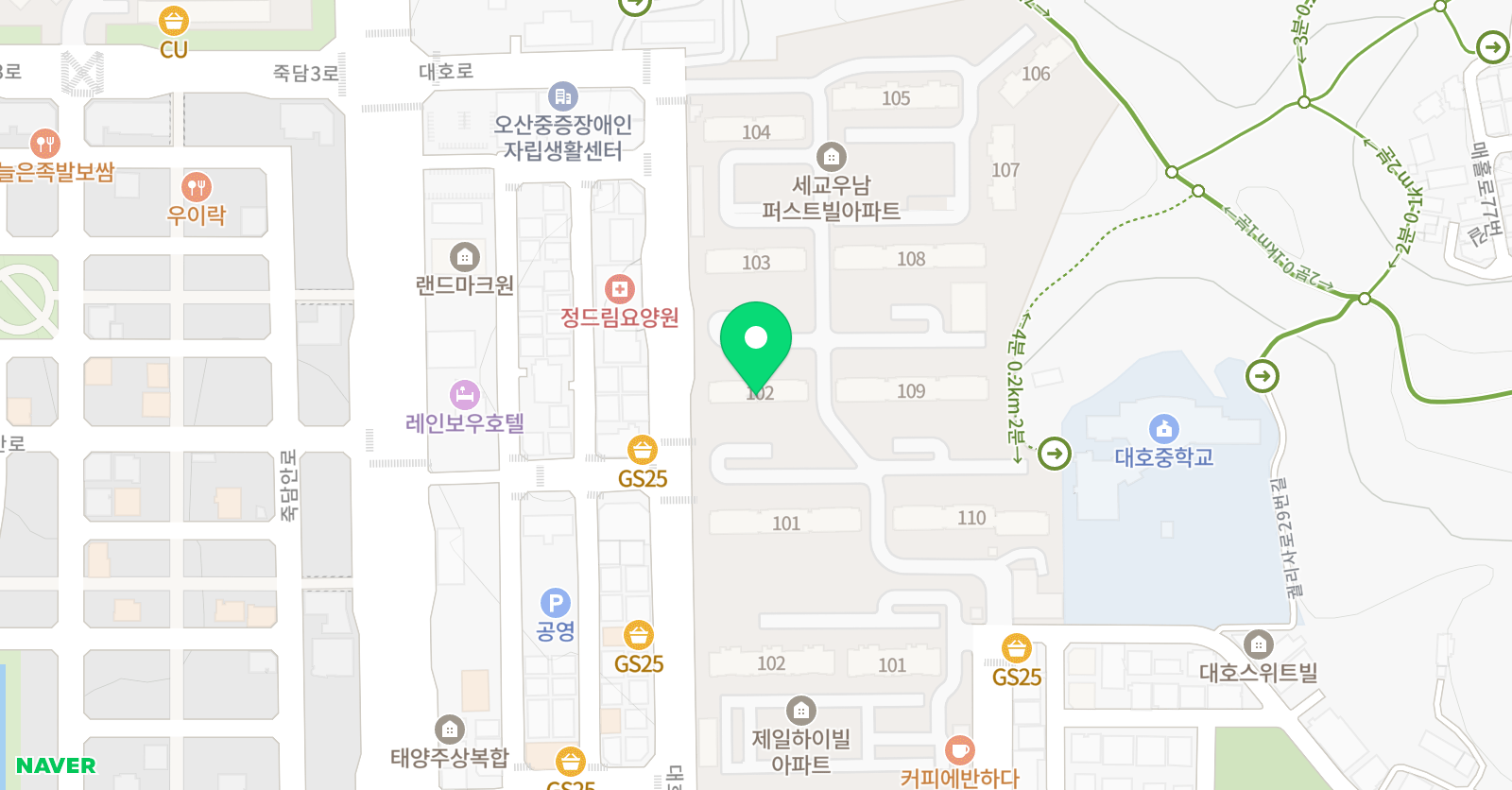 우남 퍼스트 공부방 위치