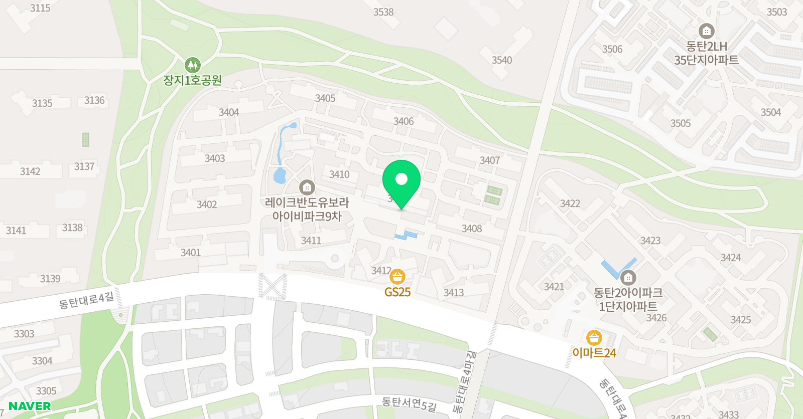 스마트해법 수학 자연앤이편한세상점 위치