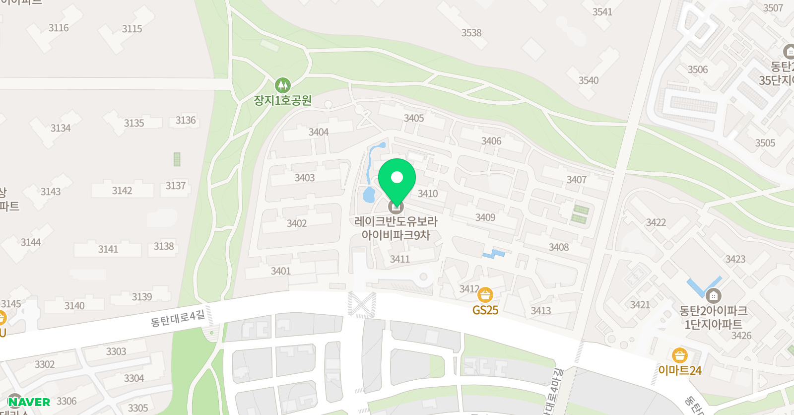 뮤엠 영어학원 2동탄반도9차교습소 위치