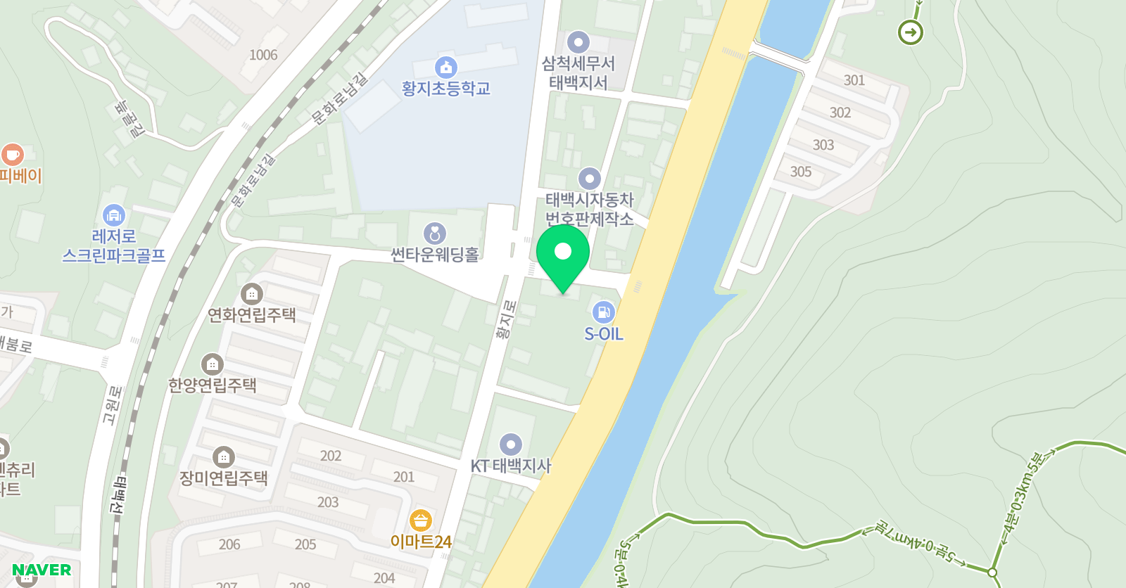 RES 영어학원 위치