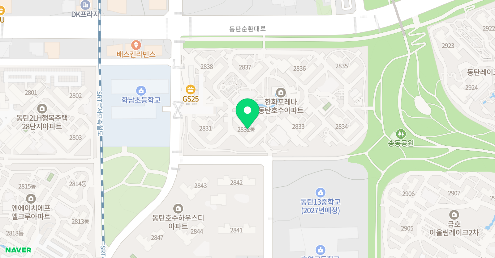 아소비 동탄포레나 동탄포레나점 위치
