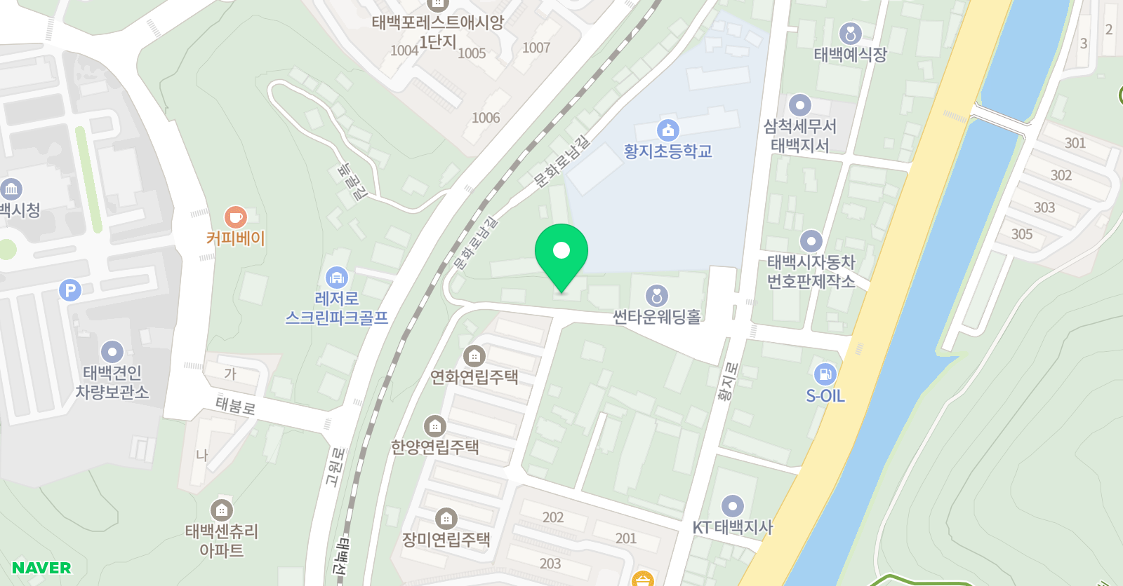 꿈의숲 학원 위치