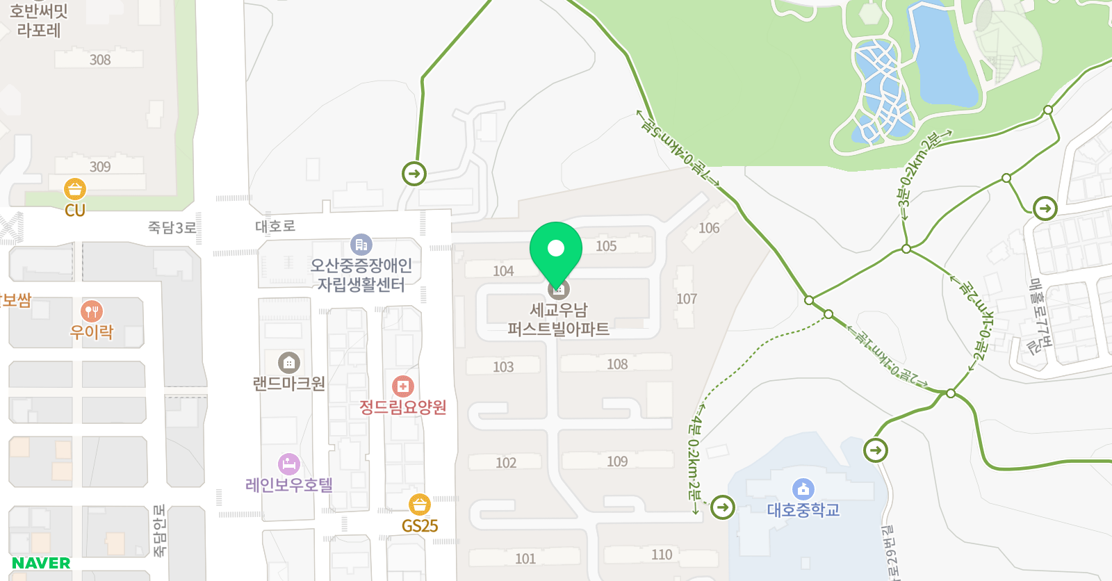 대호 수학 위치