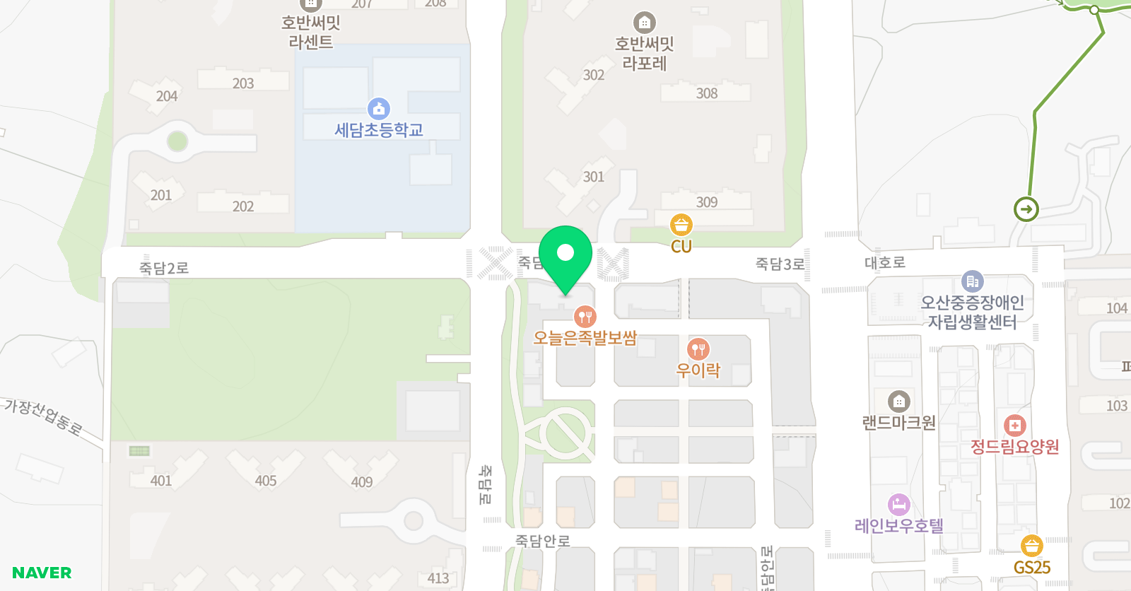 구름 아트미술학원 위치