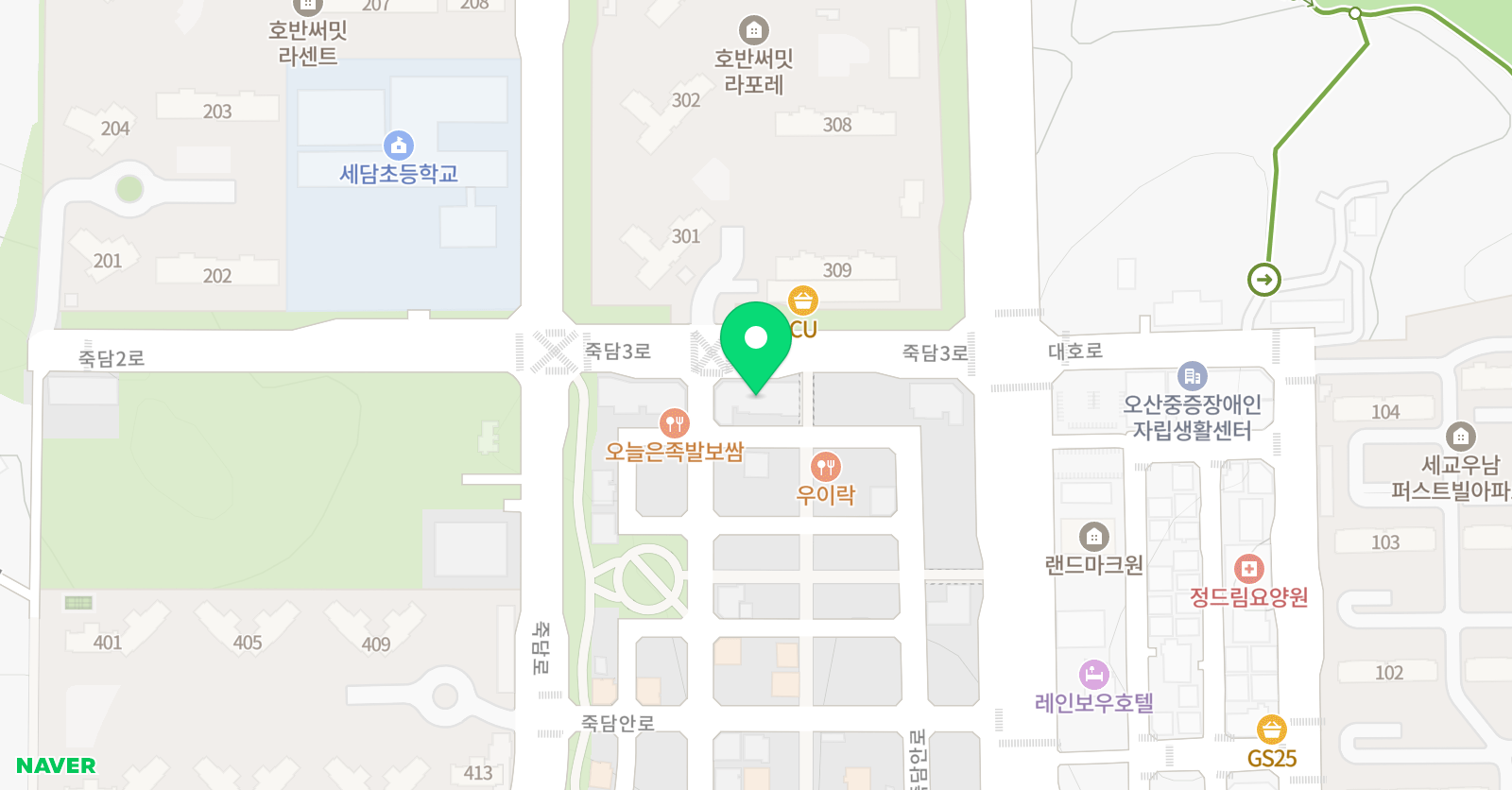어린음악대 세담원 위치
