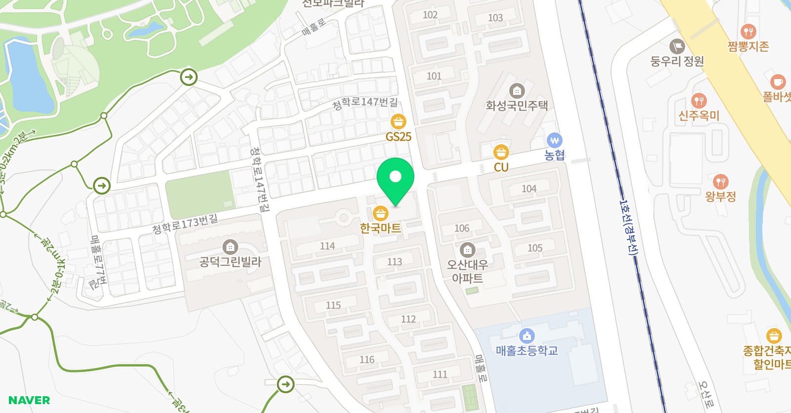 지엠에듀학원 위치