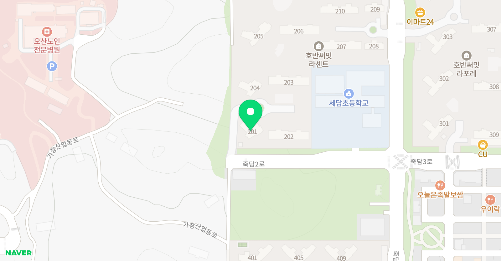 클쌤 영어 학원 위치