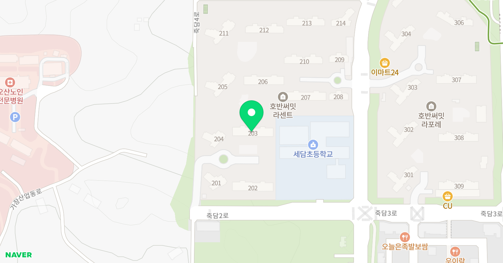 기탄 사고력교실 세교호반라센트놀미점 위치