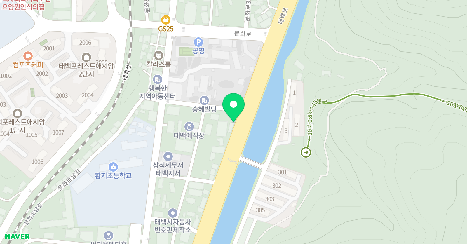 바른 학원 위치