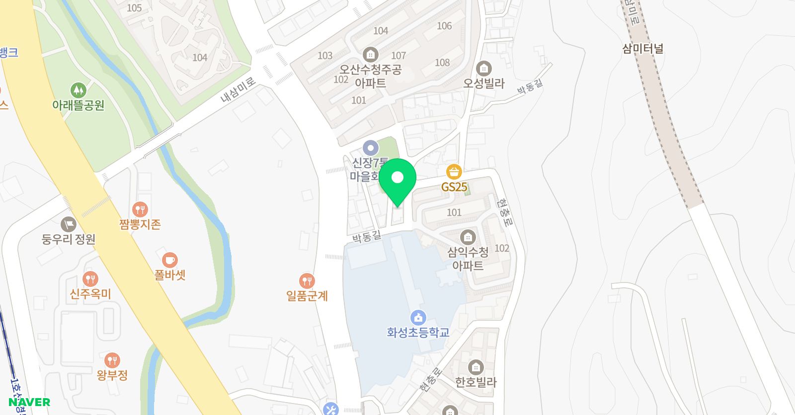 오산주짓수현 피트니스 위치