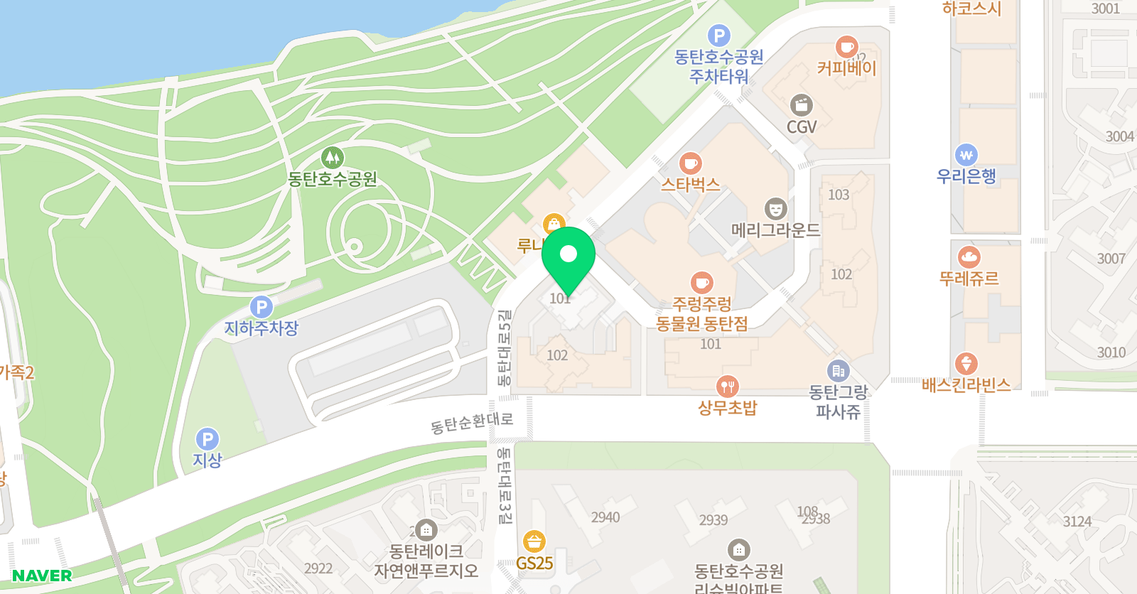 그리마미술동탄송동원학원 위치