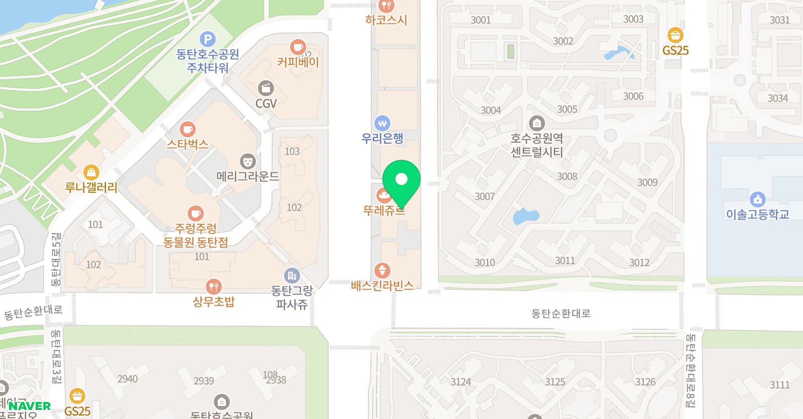 레이첼 음악학원 위치