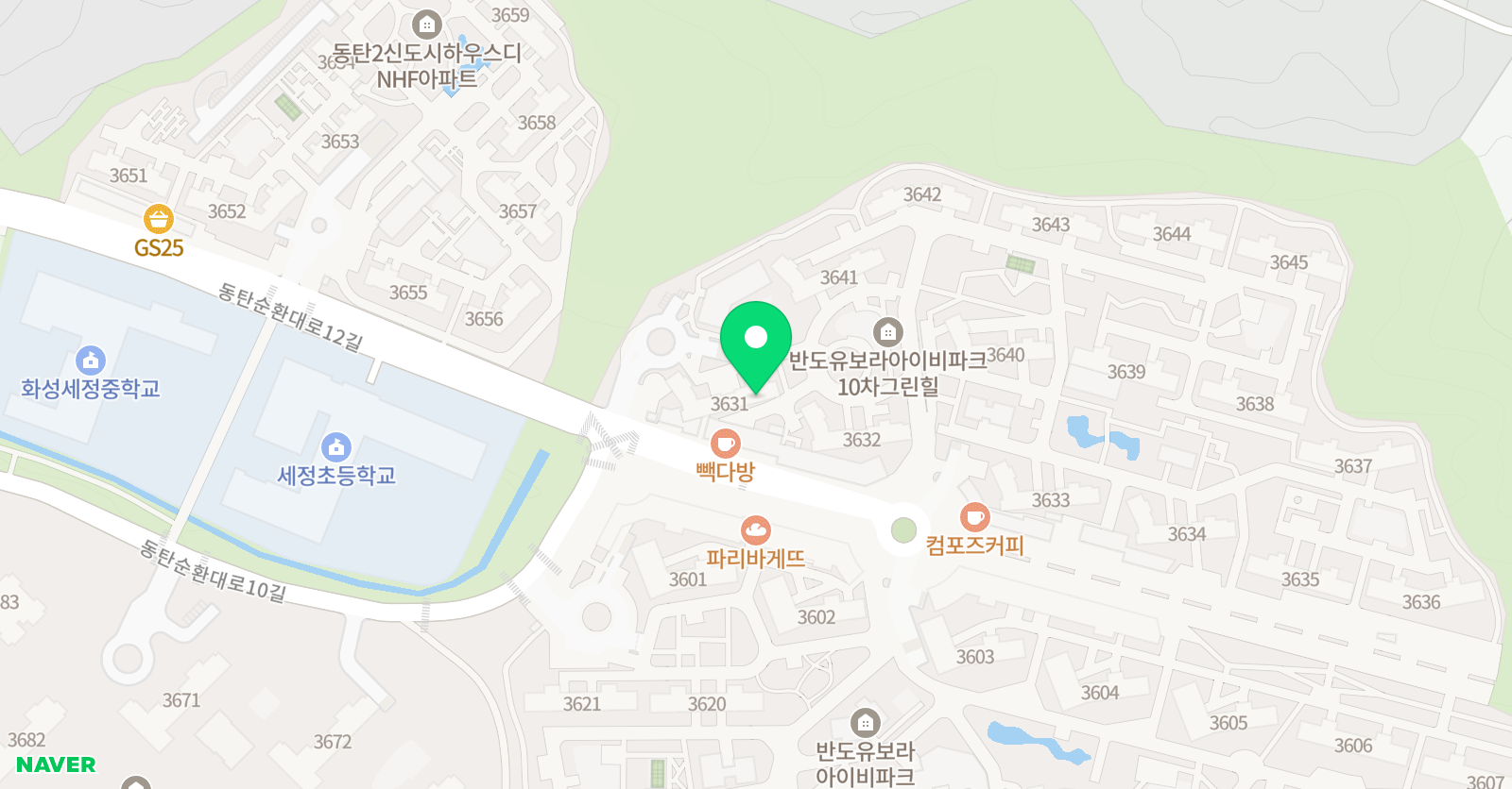 기탄 사고력교실 동탄2반도10차세정초점 위치