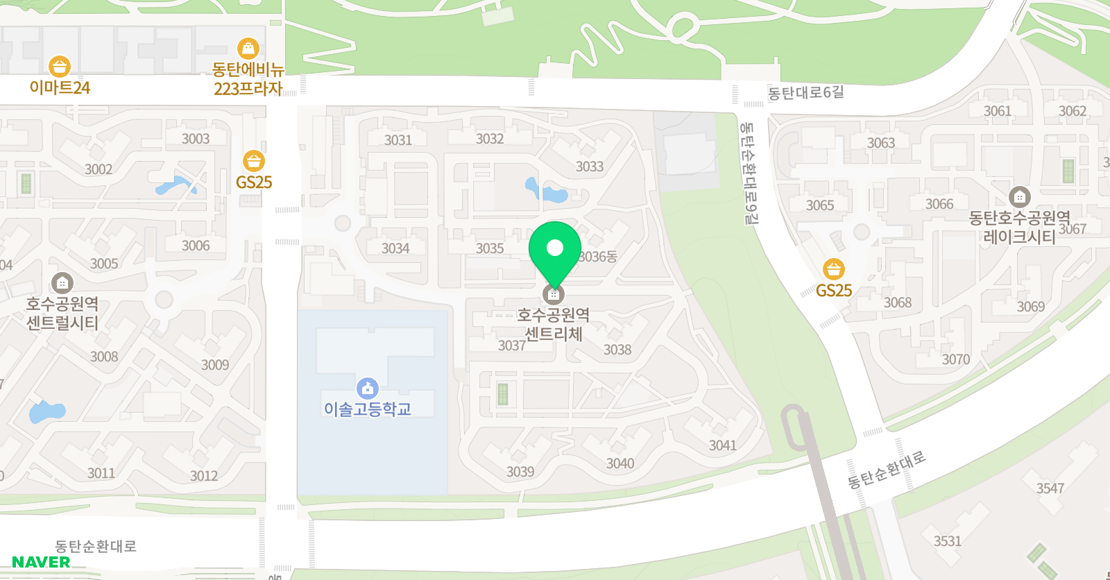 레인보우 음악학원 위치