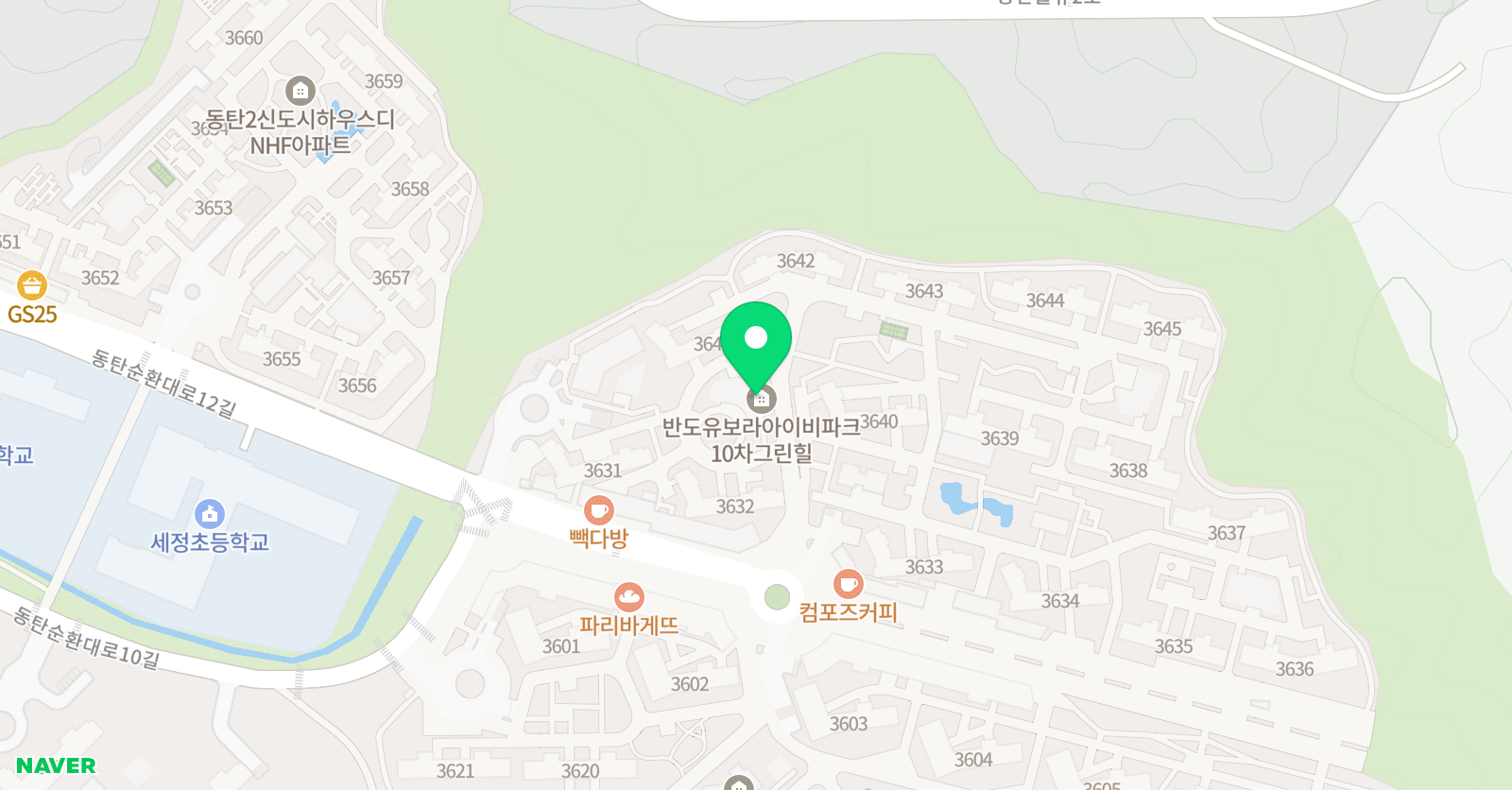 더베스트 수학과학학원 위치