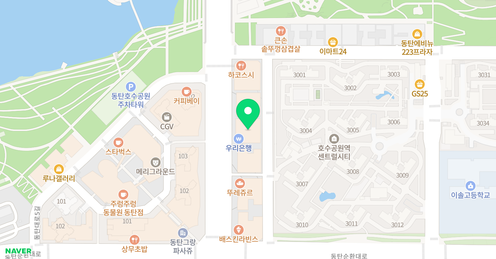 청아 외국어학원 위치