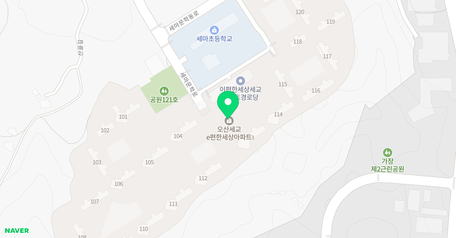 링키 영어 오산세교이편한세상점 위치