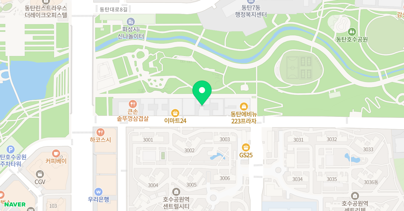 인투 어학원 동탄원 위치