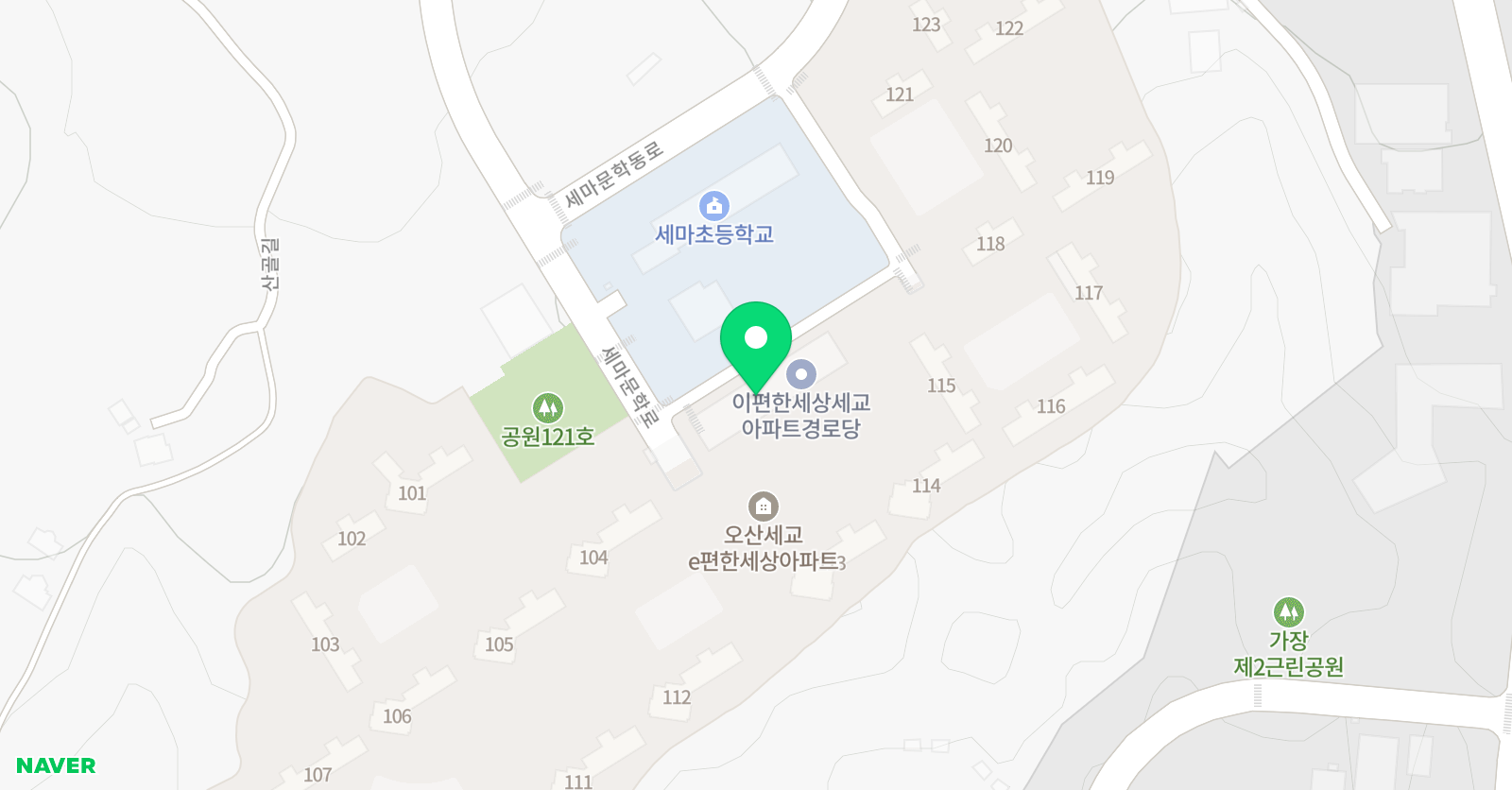 용인대박사 태권도장 위치