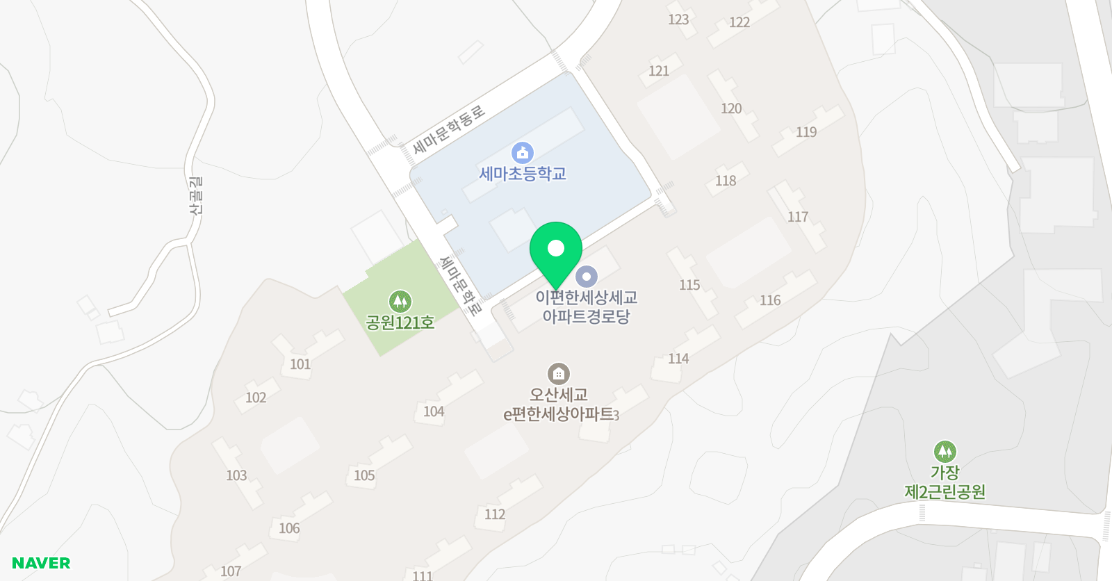 리드앤톡 영어도서관 오산지곶센터 위치