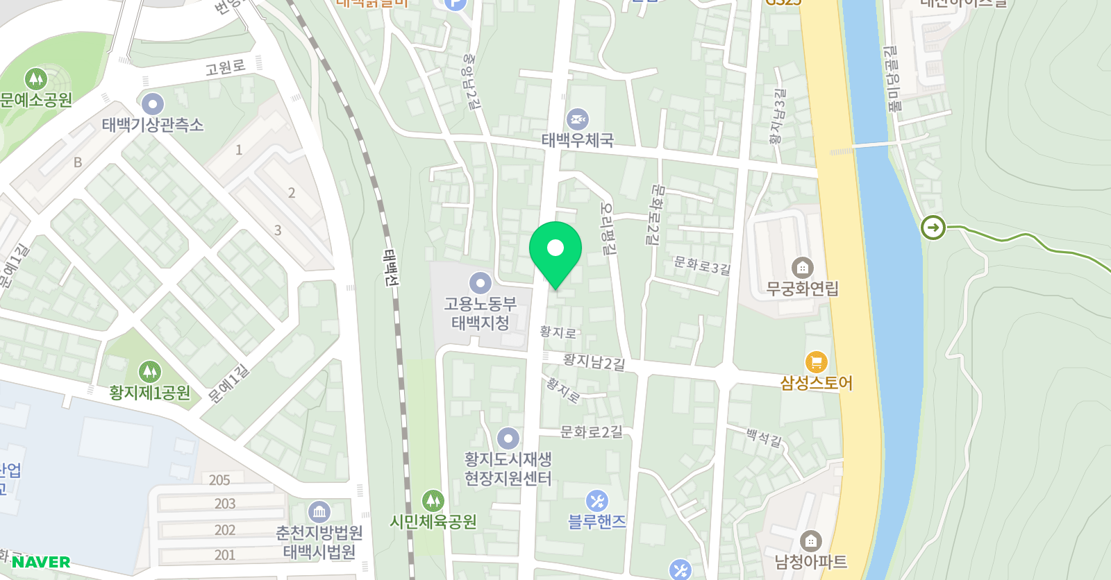 하오차이나 중국어 태백교습소 위치