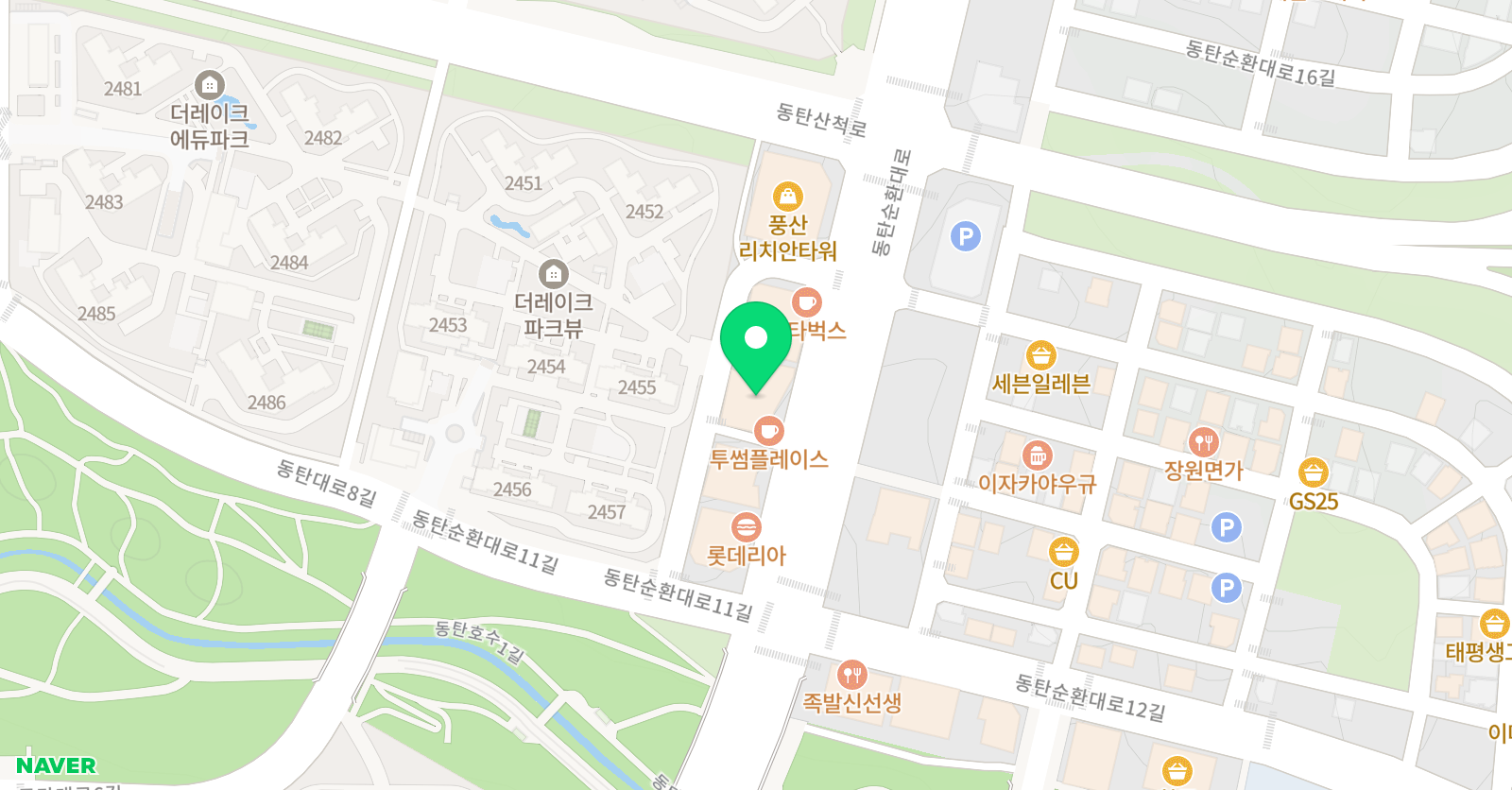1000 수학전문학원 위치