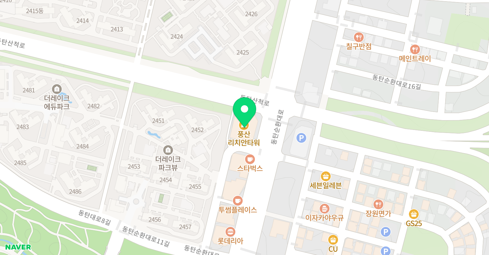 칸델라 수학과학영어2관 학원 위치