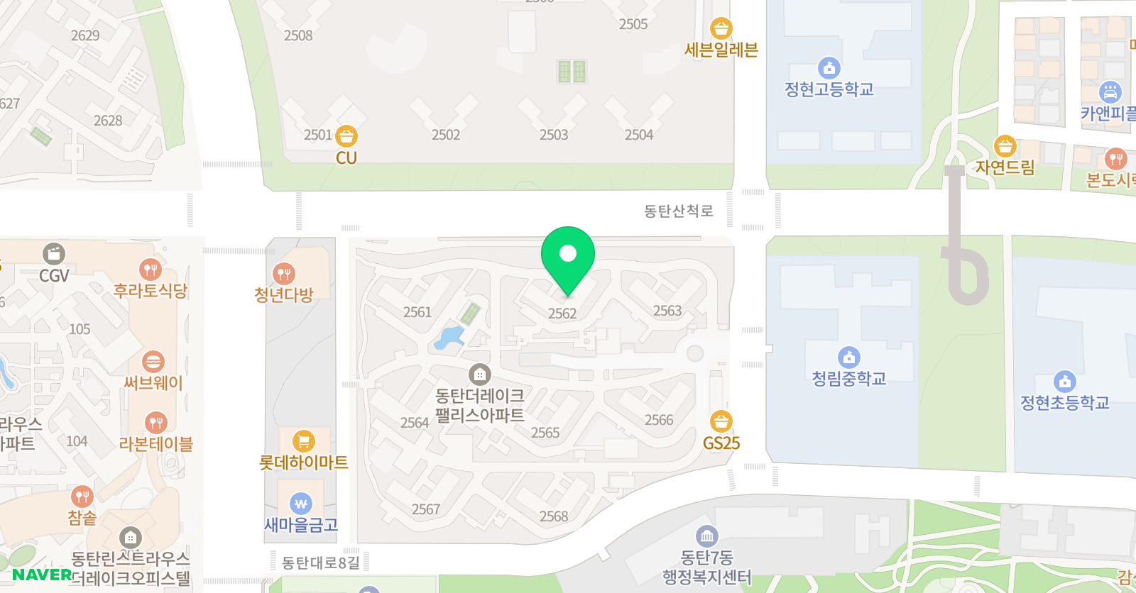 기탄 사고력교실 레이크시티3단지점 위치