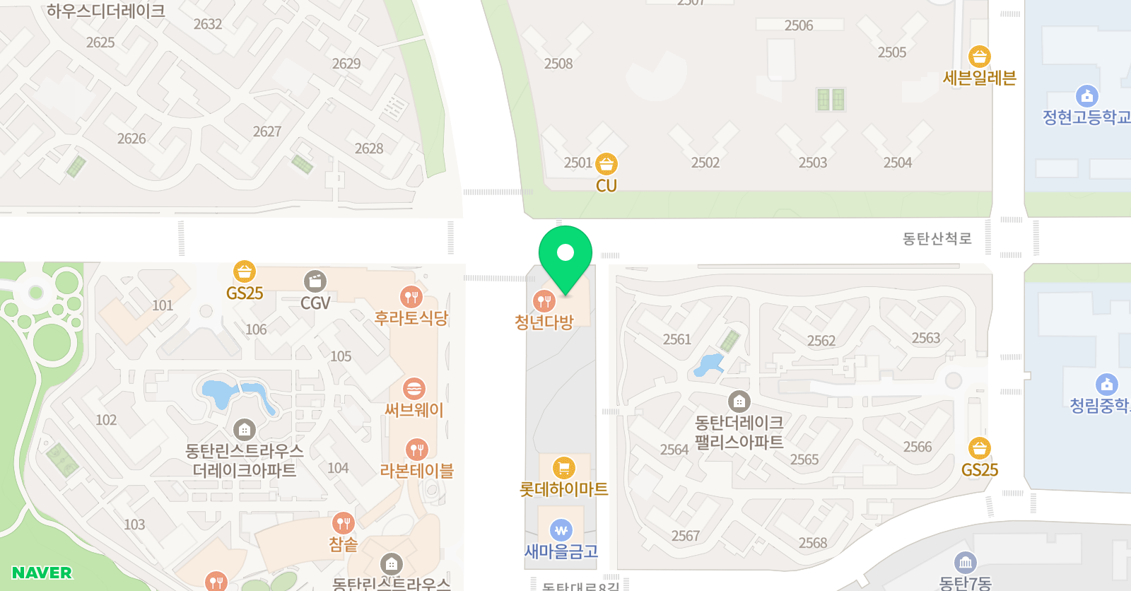 SJ 실용음악학원 위치