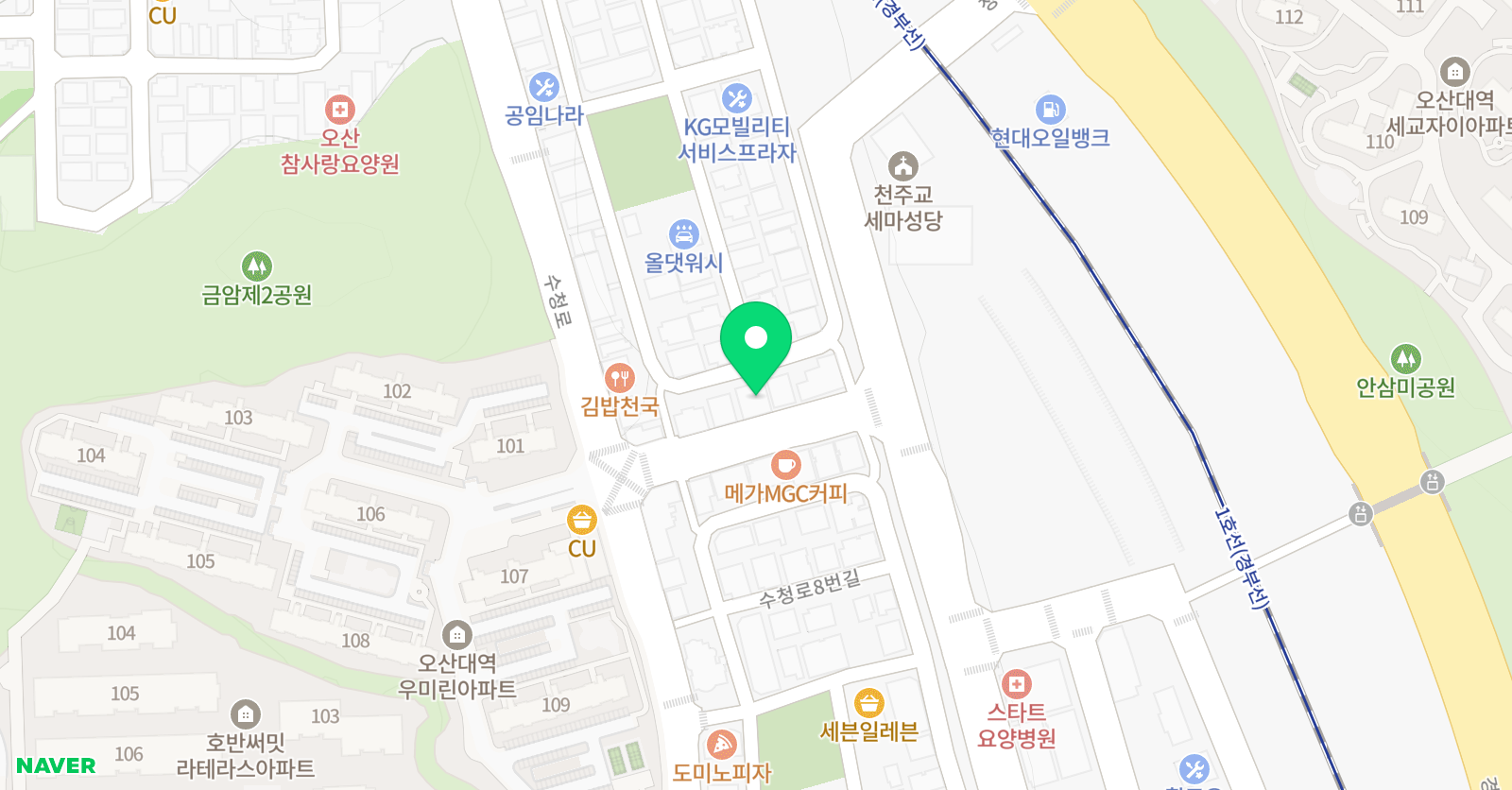 담덕 태권도 위치