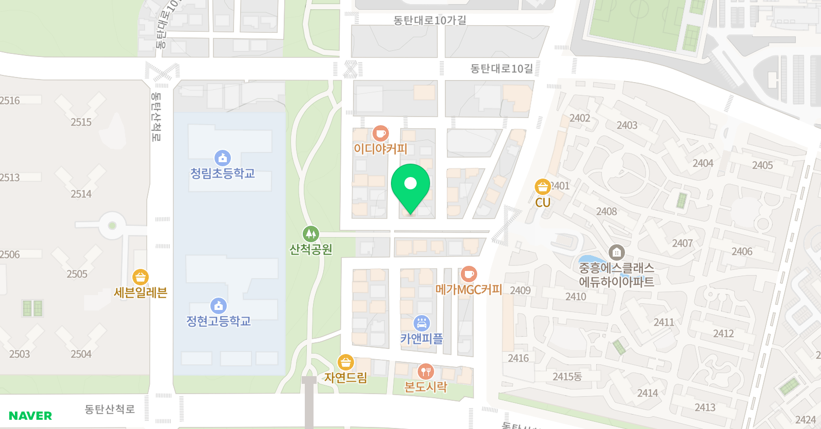 쁘띠뮤제 미술 위치