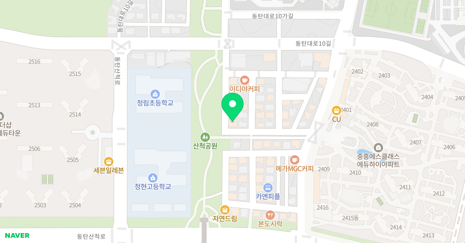 스프링필드 영어교습소 위치