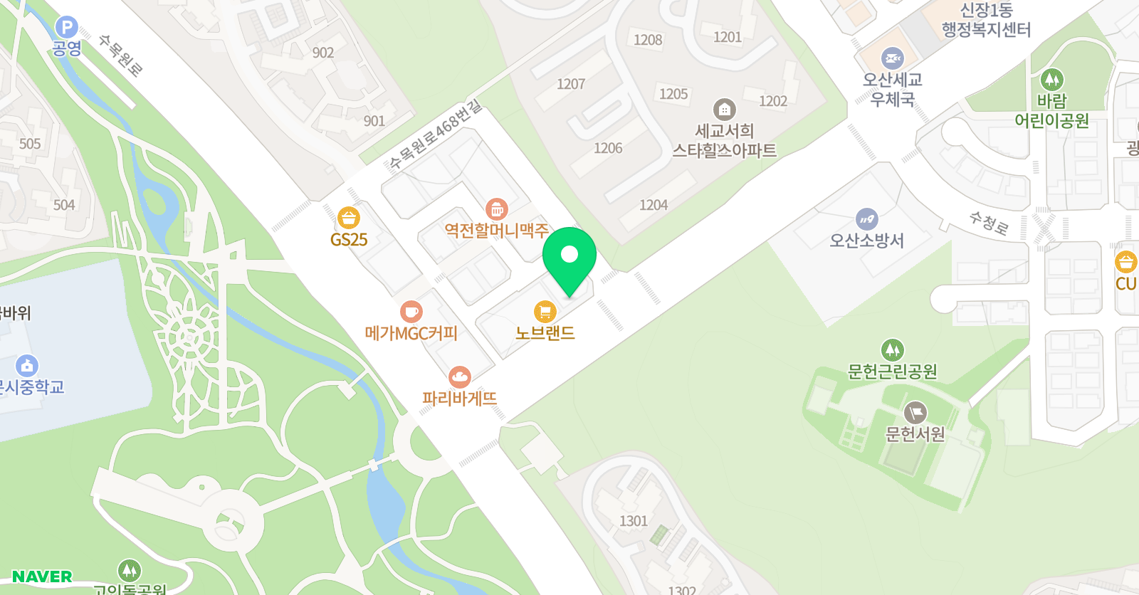위즈덤영수학원 위치