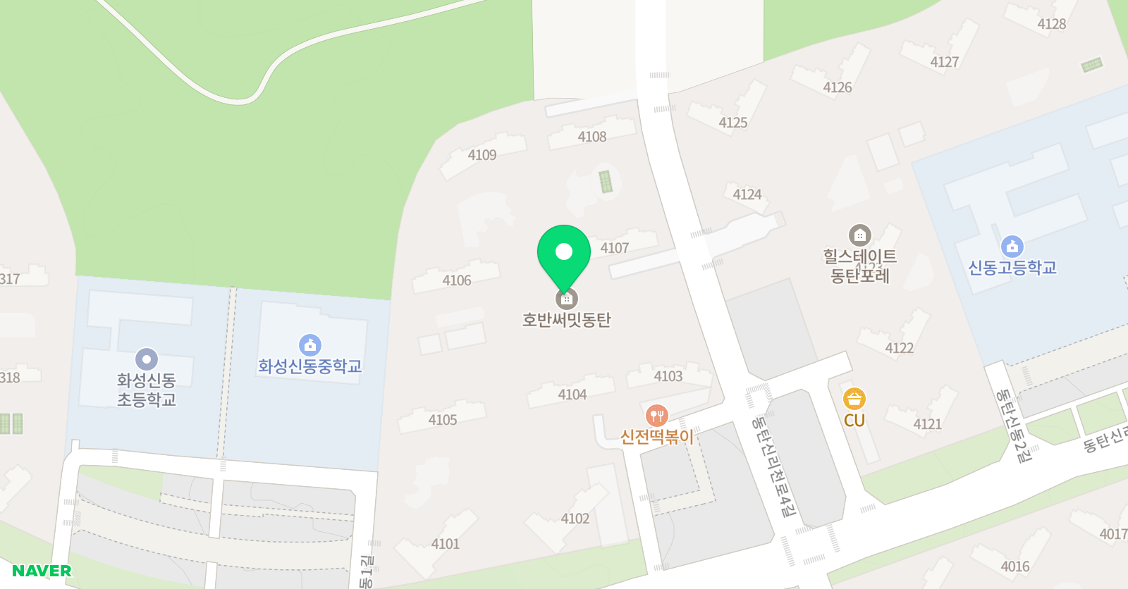 빨간펜 수학의달인 호반써밋점 위치
