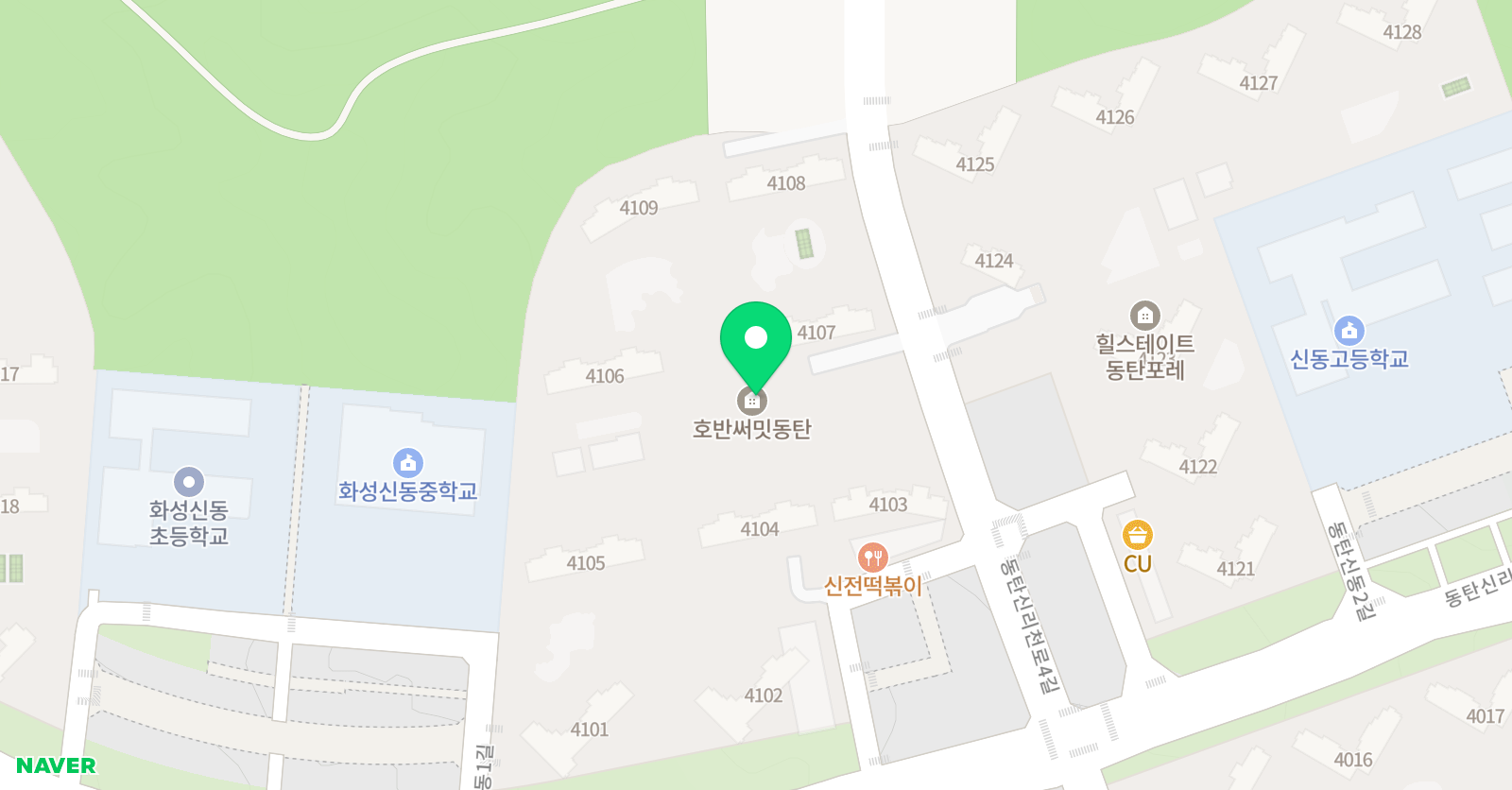 아소비 동탄신동호반써밋점 위치