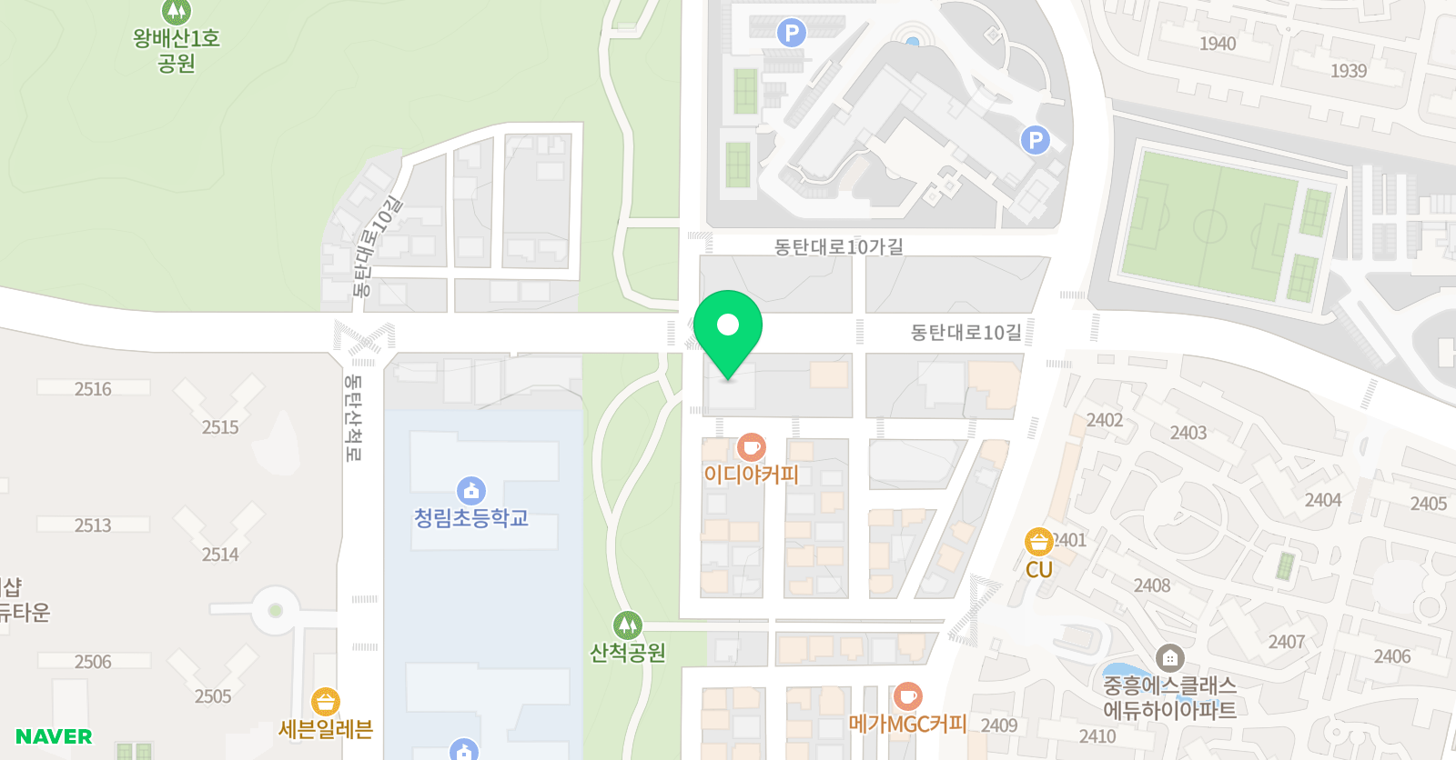 잉글리시아이 영어학원 청림초점 위치