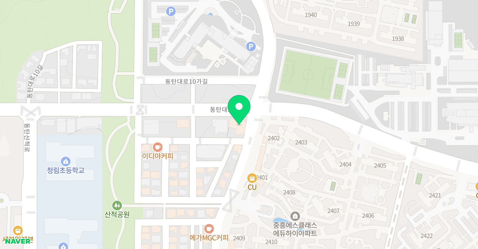 2동탄숙명플러스음악학원 위치