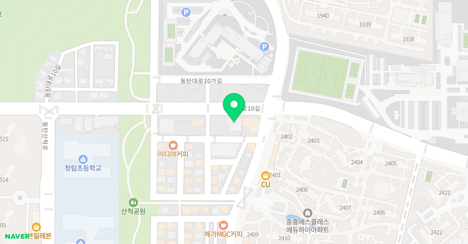 이담 학원 위치