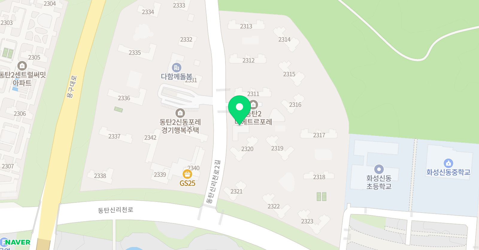 신동 태권도 위치