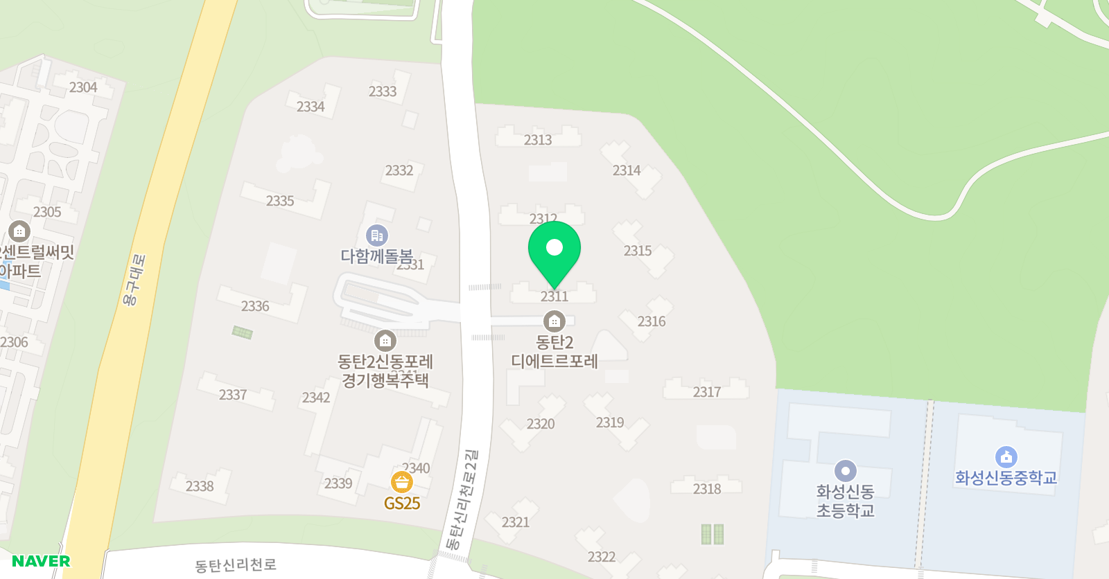 아소비 동탄신동디에트르점 위치