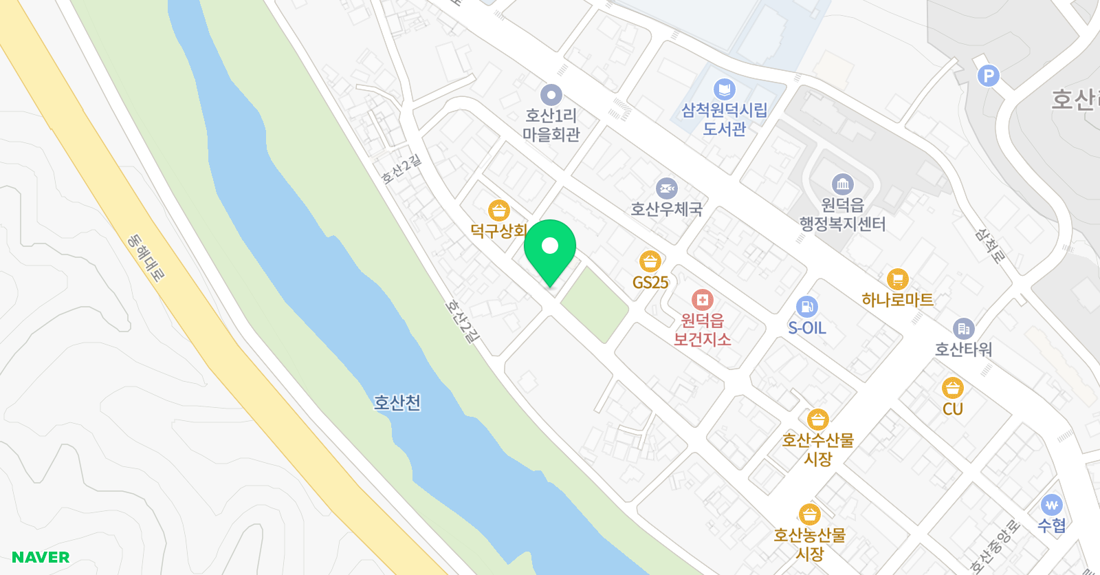 초록 학원 위치